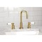 Kingston Brass FSC8933DPL Paris Widespread Bathroom Faucet W/Brass Pop-Up, Brass FSC8933DPL - alternate 3